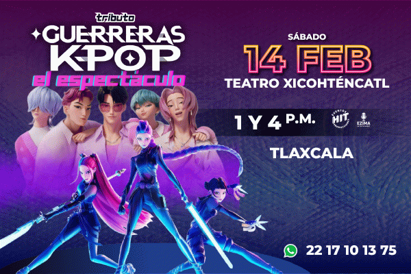Tributo Guerreras K- Pop  el espectáculo, Tlaxcala